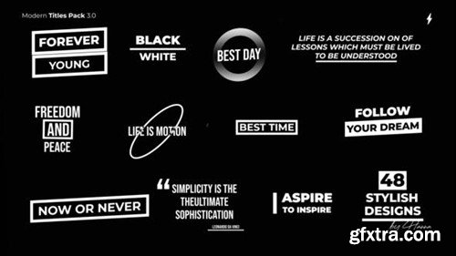 Videohive Modern Titles 3.0 - AE 44355010 Videohive Modern Titles 3.0 - AE 44355010