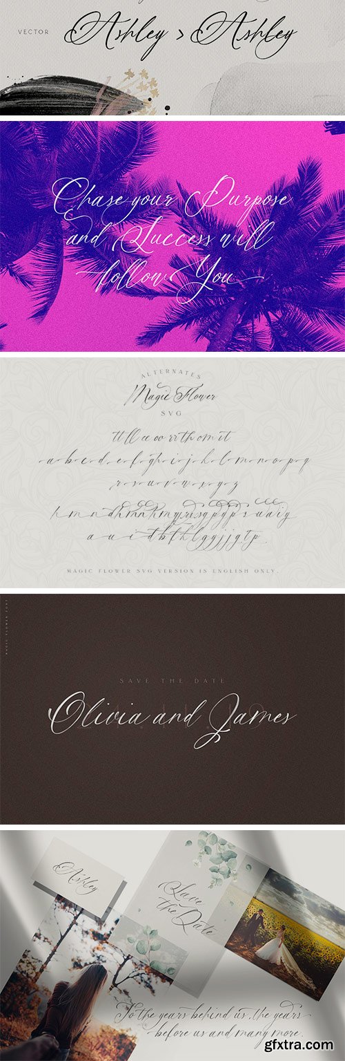Magic Flower SVG Font Magic Flower SVG Font