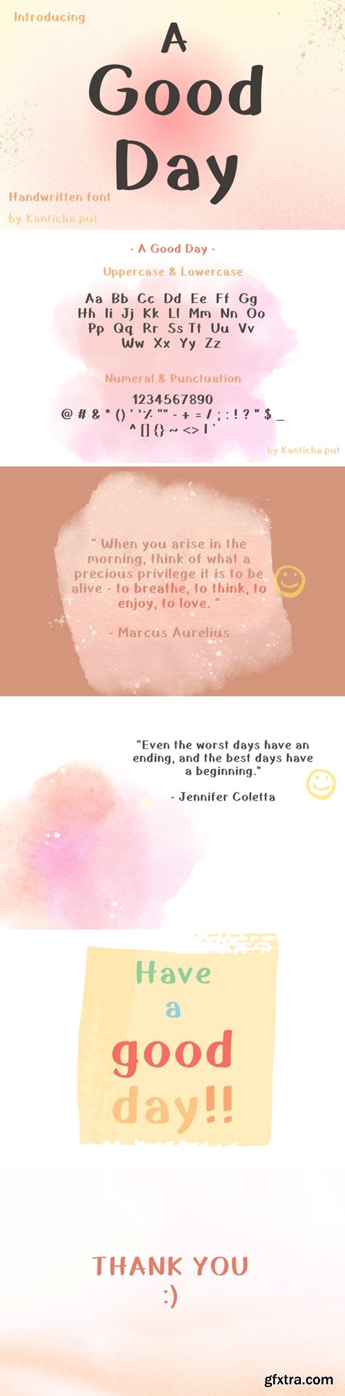 A Good Day Font