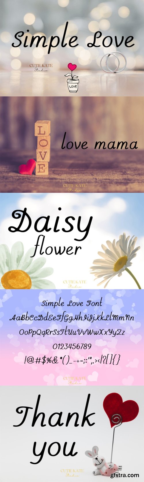Simple Love Script Font Simple Love Script Font
