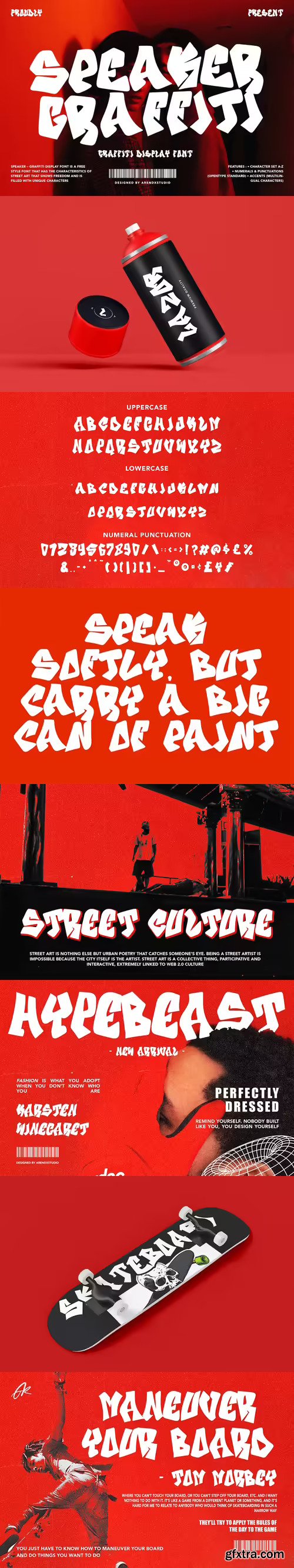 Speaker - Graffiti font