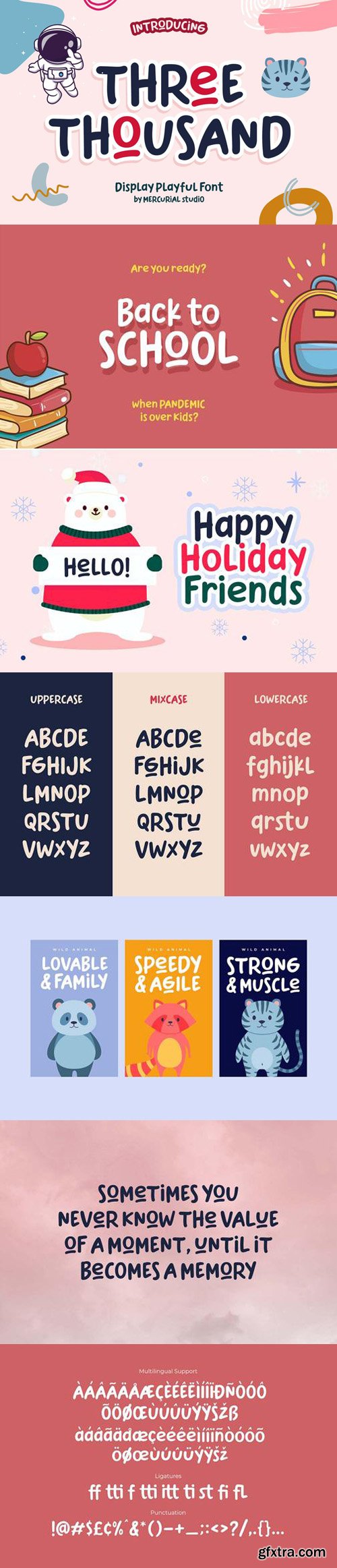 Three Thousand Display Font Three Thousand Display Font