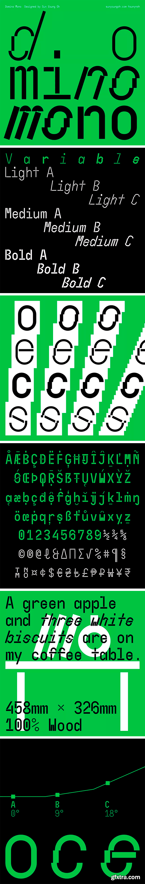 Domino Mono Font Family