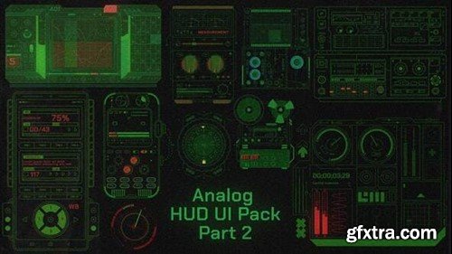 Videohive Analog HUD UI Pack 2 44412330