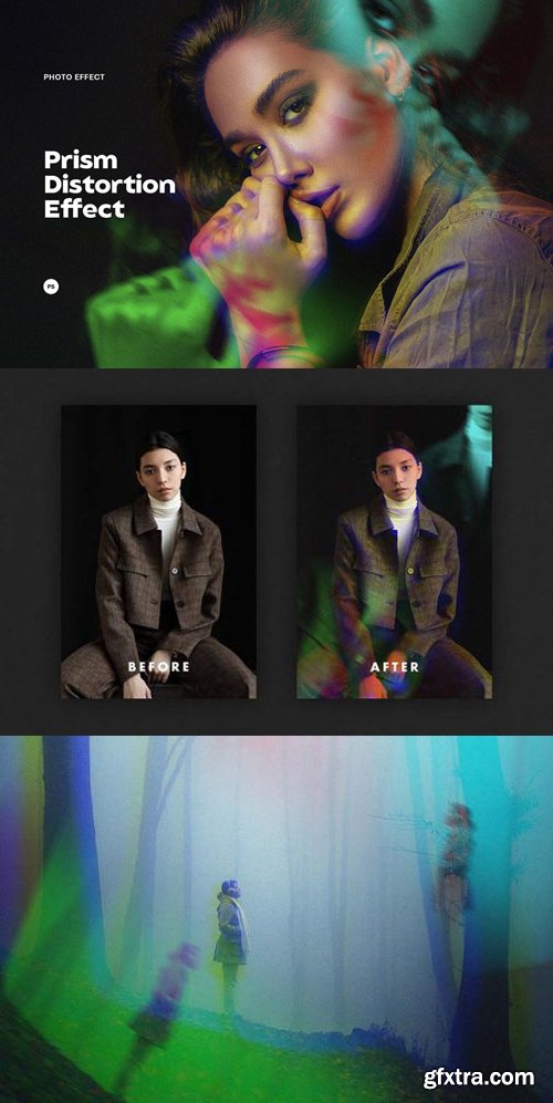 Prism Distortion Effect for Photoshop Prism Distortion Effect for Photoshop