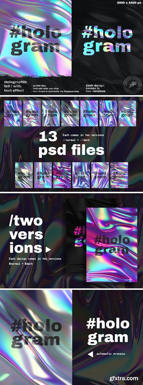 Holographic Foil with Text Effect Vol 2 9RPE9VS