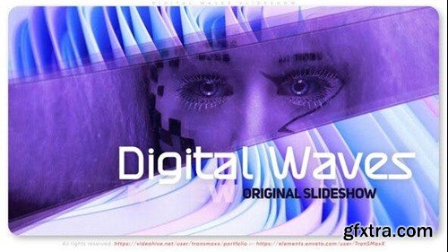 Videohive Digital Waves Slideshow 44326736 Videohive Digital Waves Slideshow 44326736