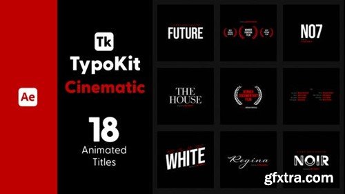 Videohive Typo Kit Cinematic Titles for After Effects 44505232 Videohive Typo Kit Cinematic Titles for After Effects 44505232