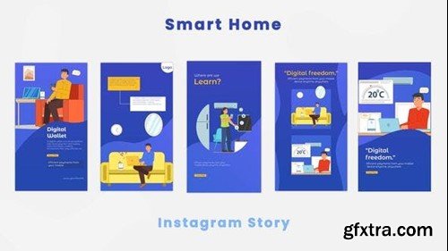 Videohive Smart Home Facility Instagram Story 44422401