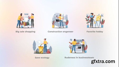 Videohive Workplace Dynamics - Muted Colors Flat Concepts 44477104 Videohive Workplace Dynamics - Muted Colors Flat Concepts 44477104