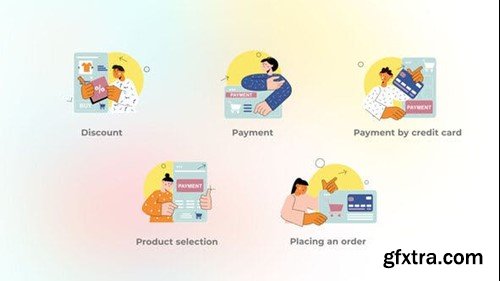 Videohive Online Payment - Big Hands Flat Concepts 44462323