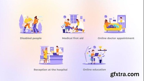 Videohive Online doctor appointment - Big Character Tool Set Concept 44422831 Videohive Online doctor appointment - Big Character Tool Set Concept 44422831