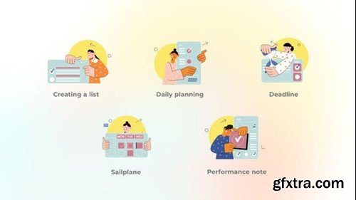 Videohive Daily Planning - Big Hands Flat Concepts 44433799