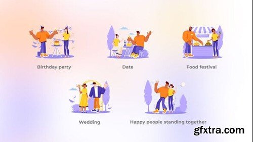 Videohive Happy people standing together - Big Character Tool Set Concept 44422514 Videohive Happy people standing together - Big Character Tool Set Concept 44422514
