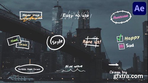Videohive Scribble Hand Drawn Titles for After Effects 44452581 Videohive Scribble Hand Drawn Titles for After Effects 44452581