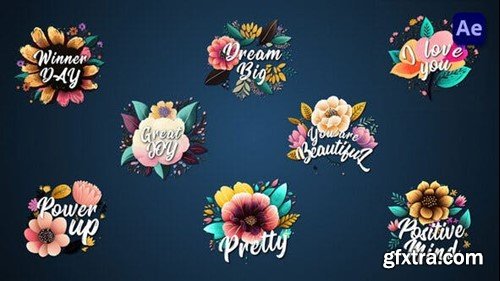 Videohive Flower titles #2 [After Effects] 44490696