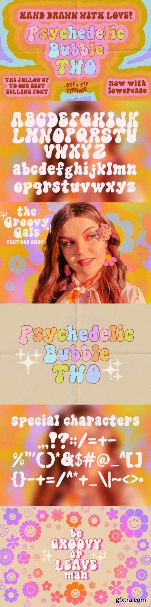 Psychedelic Bubble Two Font