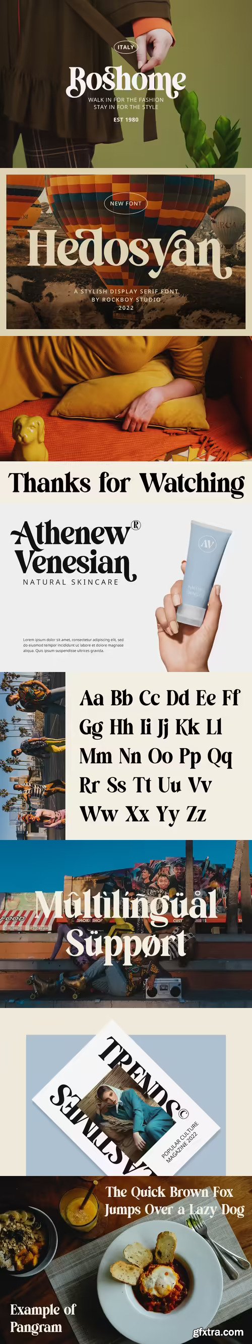Hedosyan - Display Serif Font