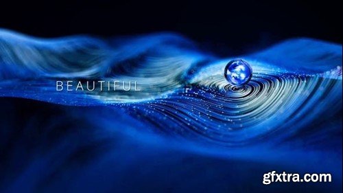 Videohive Curled Particles 44453371