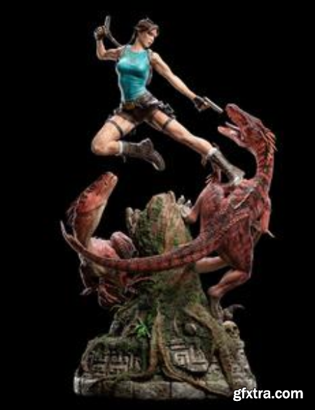 Lara Croft the Lost Valley – 3D Print Model