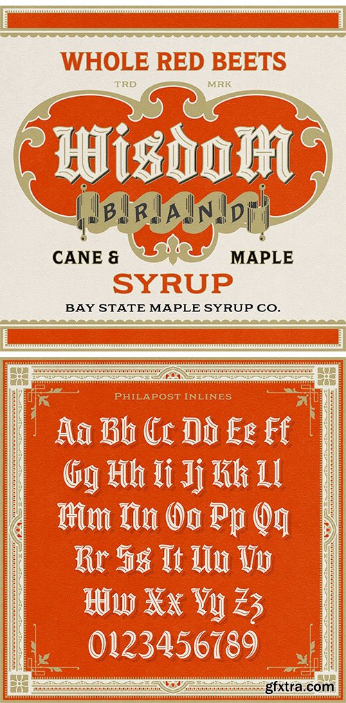 NS Philapost Inline Font Family