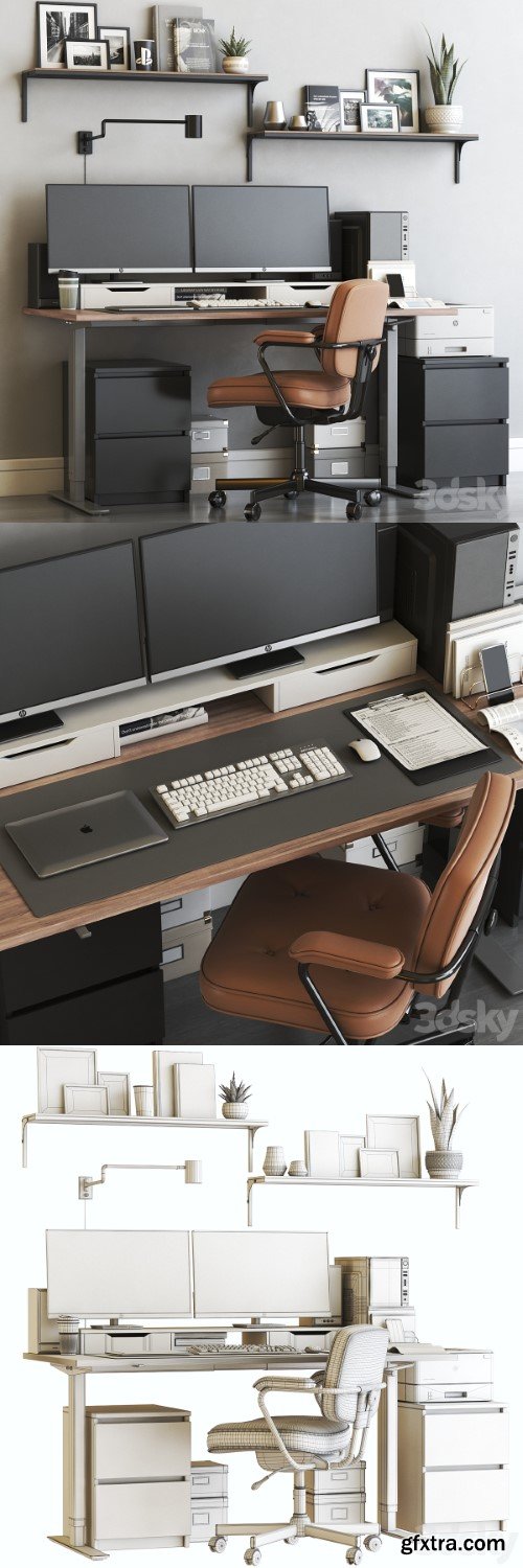 Pro 3DSky - IKEA office workplace 56