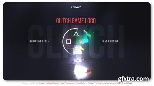 Videohive Glitch Game Logo 44503890