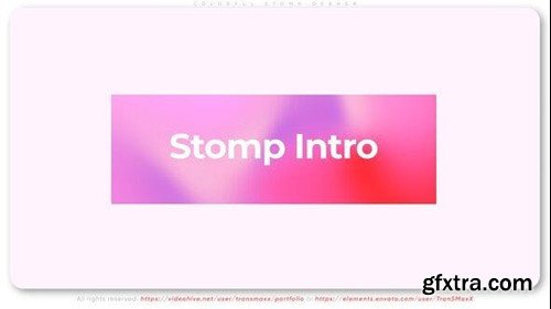 Videohive Colorful Stomp Opener 44438815