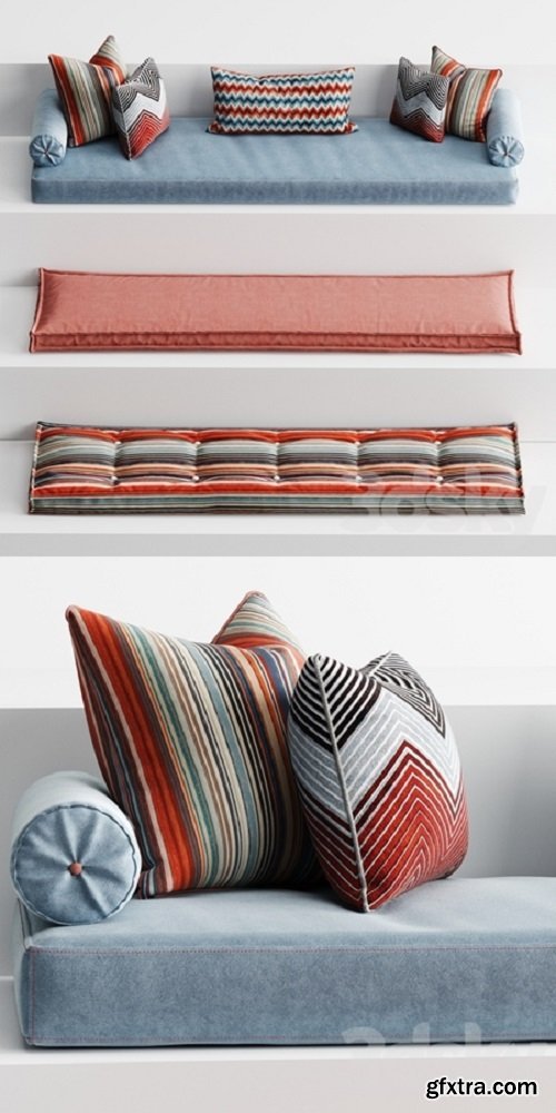 Pro 3DSky -  Set of mattresses for windowsill