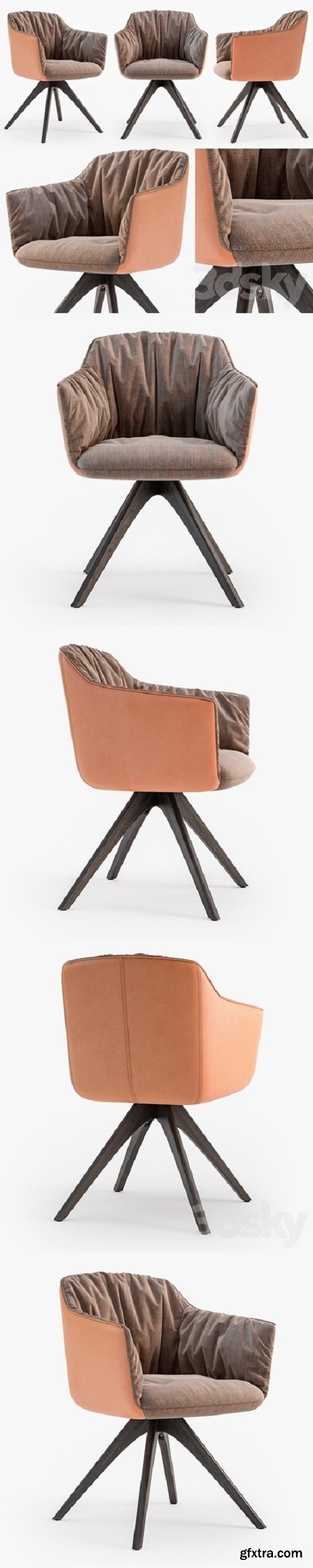 Pro 3DSky -  Rolf Benz 641 chair