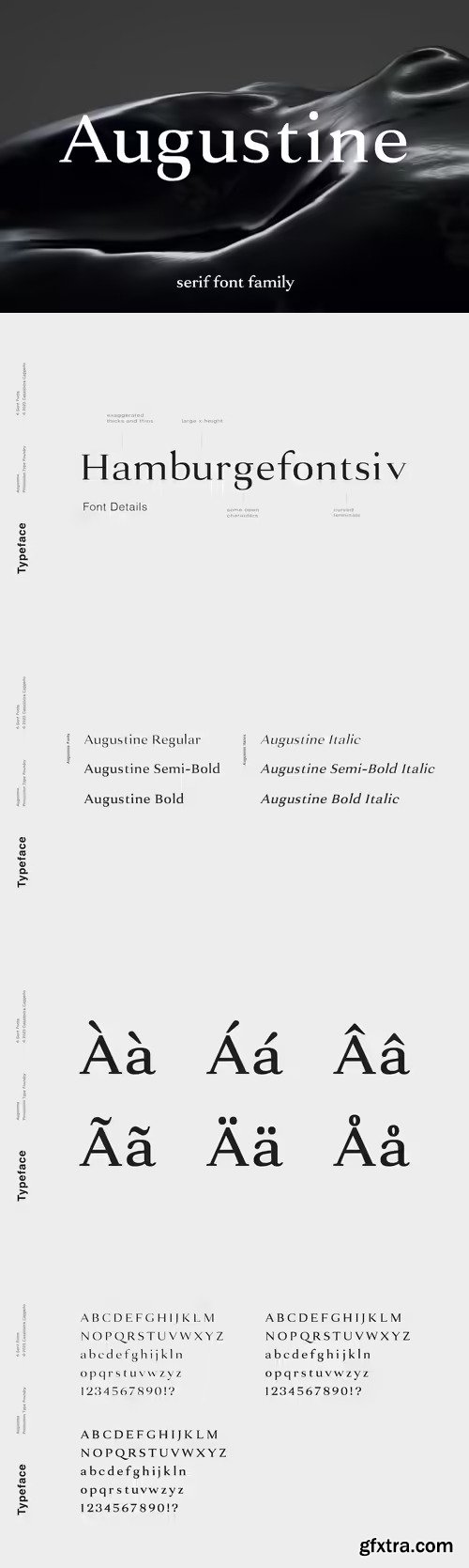 Augustine - A Strong Serif Typeface