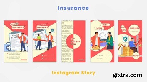 Videohive Health care Insurance Instagram Story 44420080