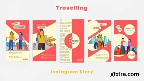 Videohive Enjoy Travelling Instagram Story 44422314