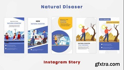 Videohive Natural Disaster Instagram Story 44420286