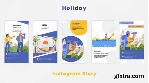 Videohive Holiday Illustration Instagram Story 44419920