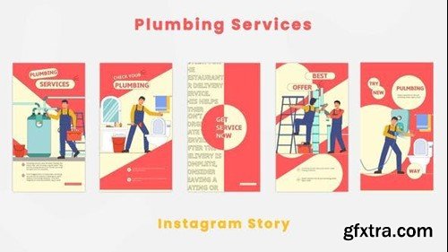 Videohive Plumbing Services Instagram Story 44419958