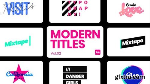 Videohive Modern Titles 02 for After Effects 44573434