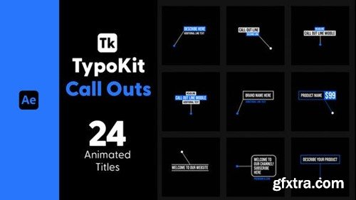 Videohive Typo Kit Call Outs Titles for After Effects 44526405