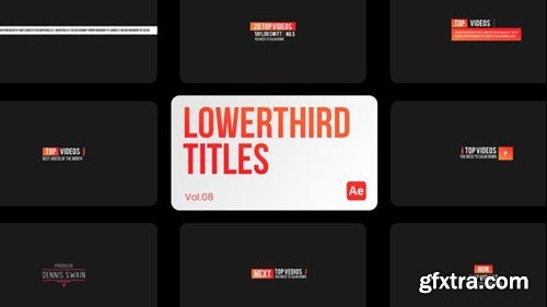 Videohive Lowerthird Titles 08 for After Effects 44557777