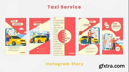 Videohive Taxi Service Instagram Story 44420238