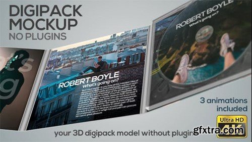 Videohive Digipack Mockup - No Plugins 20367789