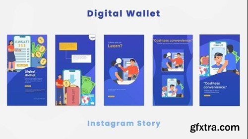 Videohive Digital Online Wallet Instagram Story 44422390