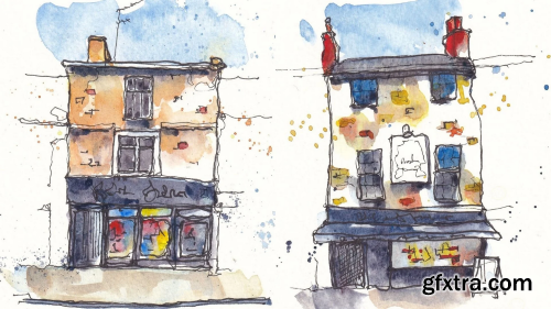 Urban Sketching for Beginners - Sketch a Charming Shop Front in FIVE Steps