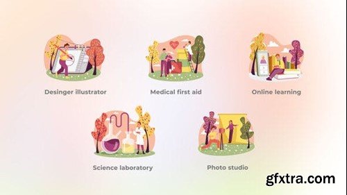 Videohive Different Work - Big Items Concepts 44610995