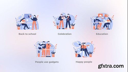 Videohive Happy People and Education - Blue concept 44610756 Videohive Happy People and Education - Blue concept 44610756