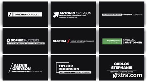 Videohive Minimal Lower Thirds 44526245 Videohive Minimal Lower Thirds 44526245