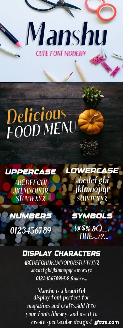 Manshu Display Font Manshu Display Font