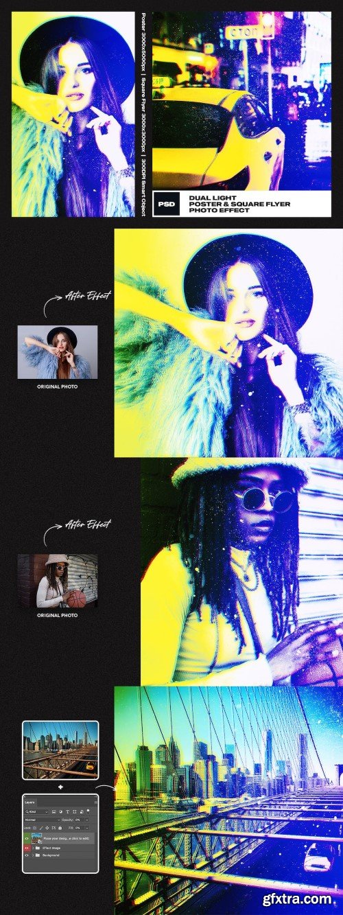 Dual Light Photo Effect