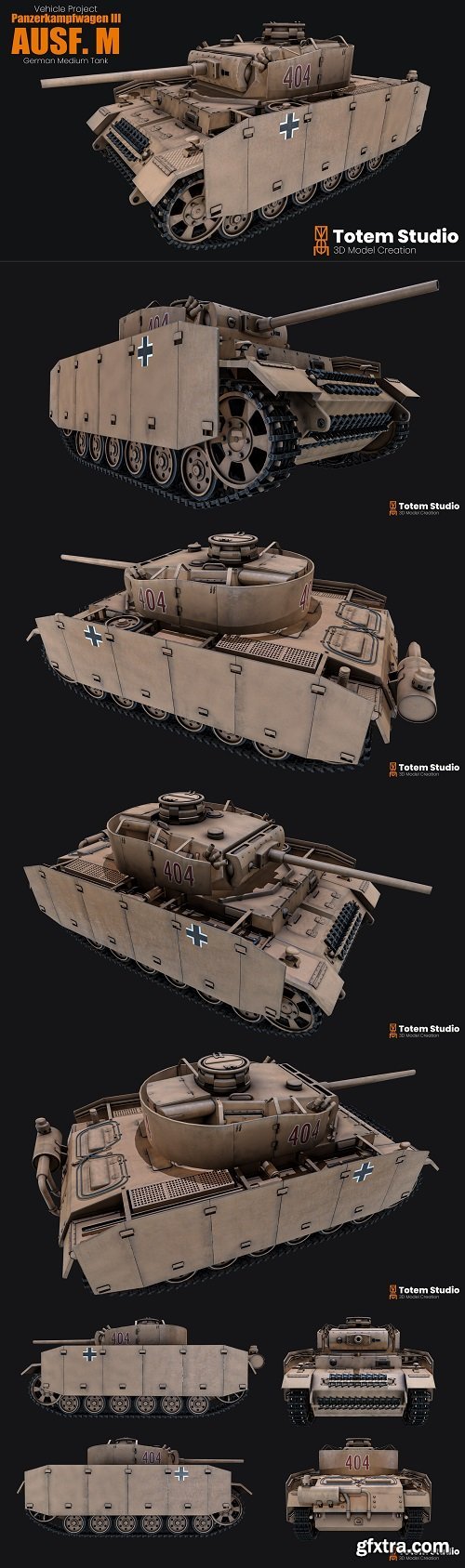 Panzerkampfwagen III AUSF. M German Medium Tank