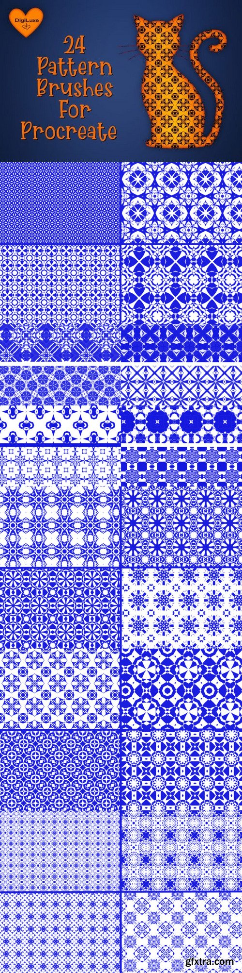 Pattern Brushes for Procreate